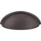 Elements 3" Center-to-Center Brushed Oil Rubbed Bronze Florence Cabinet Cup Pull 2981DBAC - alternate 2